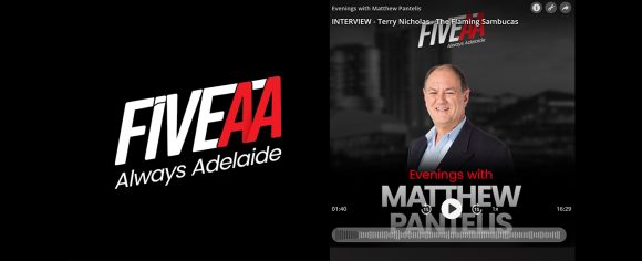 FiveAA radio. Evening with Matthew Pantelis